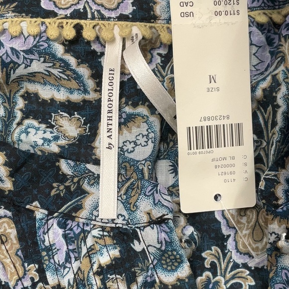 Anthropologie Henley Peasant Blouse - M - Picture 5 of 5